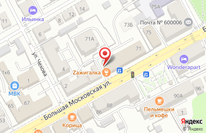 Компания Спектр на Большой Московской улице на карте