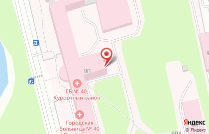Городская больница № 40 на карте