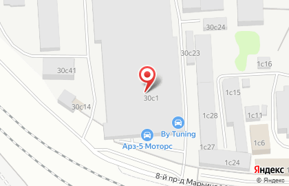 Шиномонтажная мастерская Флит сервис на карте