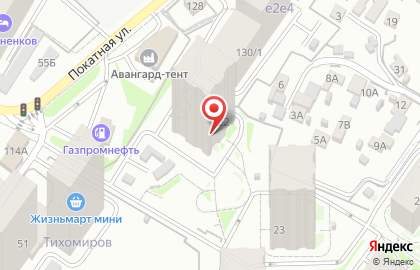 Магазин разливных напитков Ретро в Октябрьском районе на карте