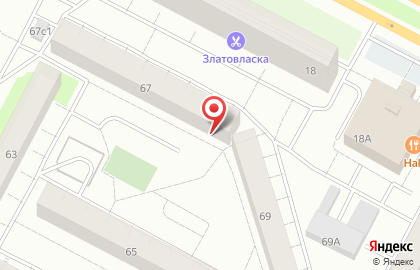Продуктовый магазин Молоко в Ханты-Мансийске на карте