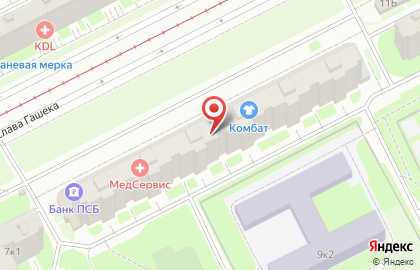 Москомприватбанк на улице Ярослава Гашека на карте