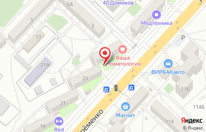 Цветочный магазин в Волгограде на карте
