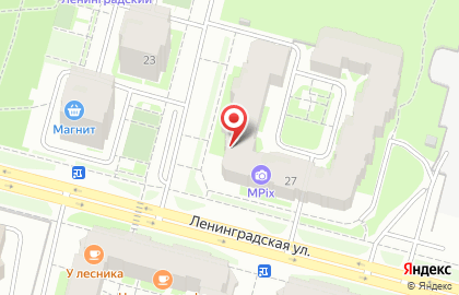 Салон красоты Одри на улице Ленинградской на карте