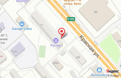 Мужская парикмахерская Руслан на карте
