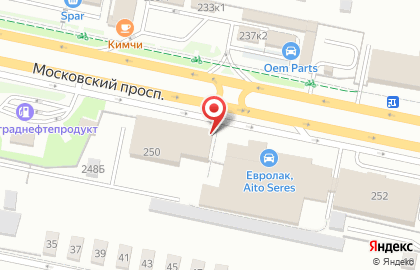 Кафе Мерседес на Московском проспекте на карте