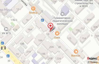 Частный детский сад Радуга в Советском районе на карте