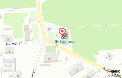 Дом культуры мкр. Ключевое на карте