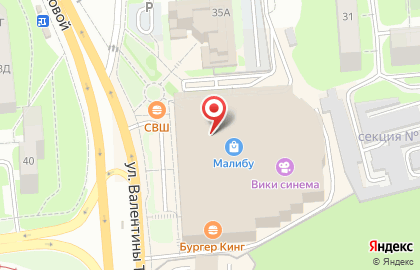 Банкомат Банк ЗЕНИТ на улице Валентины Терешковой на карте