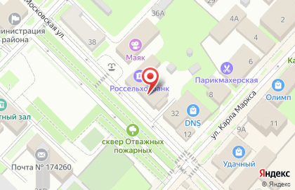 Россельхозбанк в Великом Новгороде на карте