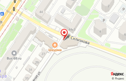 Супермаркет Разница на проспекте Чайковского на карте