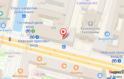 Салон продаж МТС на Невском проспекте на карте