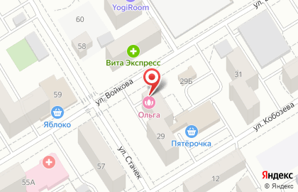 Парикмахерская Ольга в Орджоникидзевском районе на карте