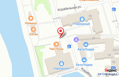 Магазин печатной продукции Новости на Корабельной улице на карте