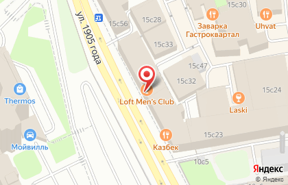 Стриптиз-клуб Loft Men’s Club на улице 1905 года на карте