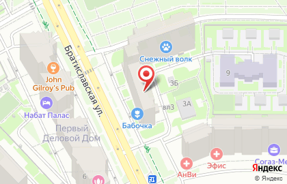 Интернет-магазин Товары для дома на Братиславской улице на карте