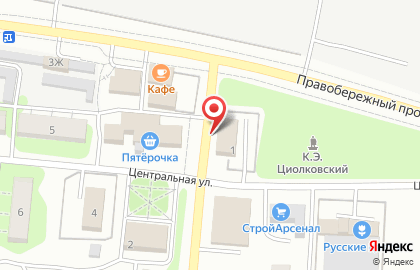 Магазин и киоск по продаже мяса Сельское мясо на Центральной улице на карте