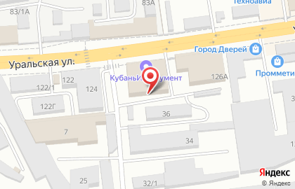 Торговая фирма Технопродукт автомотив в Карасунском районе на карте