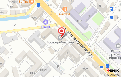 Управление Федеральной службы по надзору в сфере защиты прав потребителей и благополучия человека по Республике Дагестан на карте