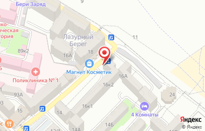 Кафе быстрого питания в Ленинском районе на карте