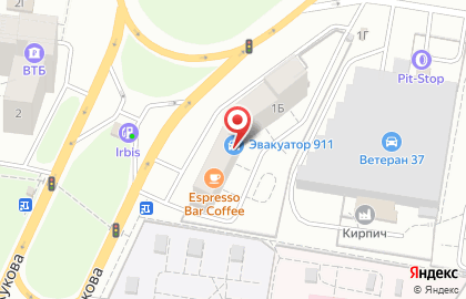 Якудза на улице Маршала Жукова на карте