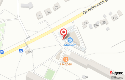 Продовольственный киоск Продовольственный киоск на Октябрьской улице на карте