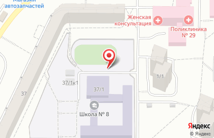 НАДиП на улице Курчатова на карте