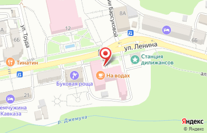Серебряный рай в Железноводске на карте