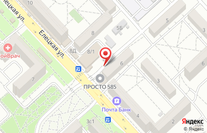МегаФон на Елецкой улице на карте
