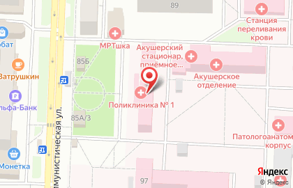 Поликлиника Поликлиника в Уфе на карте