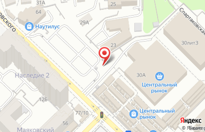 Ремонтный центр Экватор на улице Новосёлов на карте
