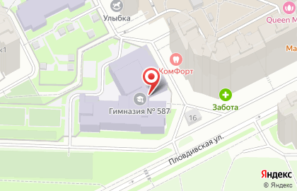 Гимназия №587 на карте
