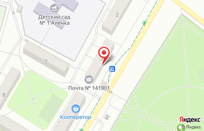 Пансионат Почта России в Юбилейном микрорайоне на карте