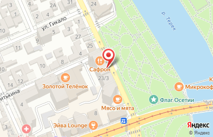 Банк Открытие во Владикавказе на карте