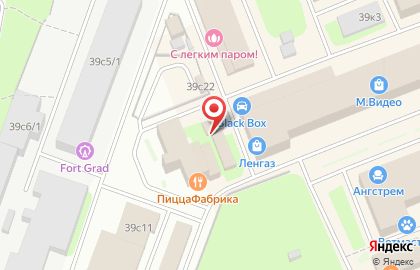 Типография Литера на Большой Санкт-Петербургской улице на карте