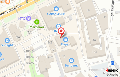 Магазин товаров для рыбалки и отдыха Парус на карте