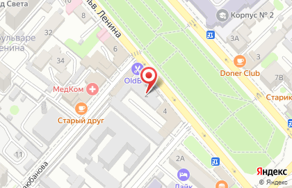 Барбершоп OldBoy на улице Дзюбанова на карте