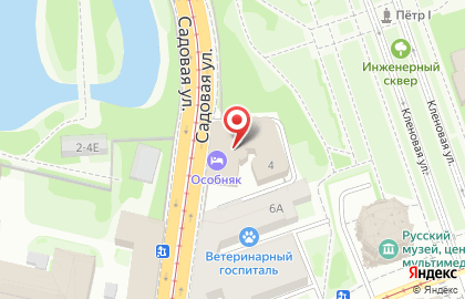 Михайловская, Гостиница на карте