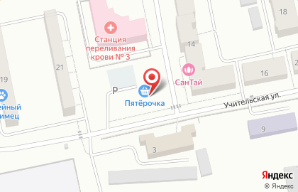 Сеть строительных супермаркетов Домострой на Учительской улице на карте