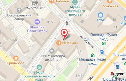 Банкомат ИК банк на метро Площадь Тукая на карте