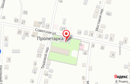 Районная больница на Советской улице на карте