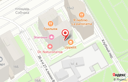 Фуд-экспресс Eat & Bakery в Василеостровском районе на карте