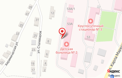 Городская детская поликлиника г. Златоуст в Челябинске на карте