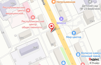 Штаб Навального на проспекте Ленина на карте