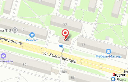 Салон цветов Николь на улице Краснодонцев на карте