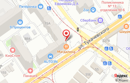 АВР на Киевской улице на карте