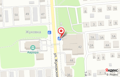Баня №5 на улице Жуковского на карте