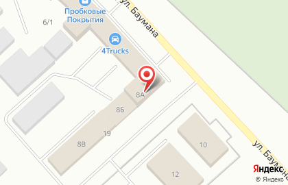 Интернет-магазин автозапчастей Восток-Инвест на улице Баумана на карте