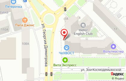 Агентство недвижимости Риэлт-эксперт на улице Зои Космодемьянской на карте