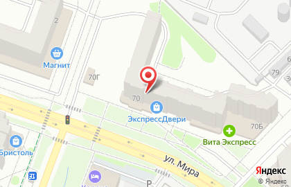 Детский сад 12 одуванчиков на улице Мира на карте